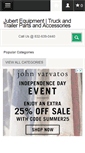 Mobile Screenshot of jubertequipment.com